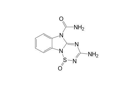 3-Amino-5-aminocarbonyl-(1-lambda-4),2,4,6-thiatriazino[2,3-a]benzimidazol 1-oxide