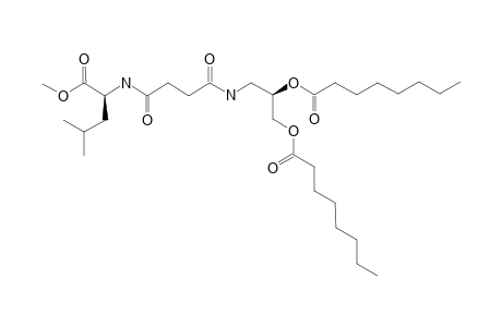 [(R)-2,3-DICAPROYL-PROPYLAMIDO-SUCCINYLAMIDO]-L-LEUCINE-METHYLESTER