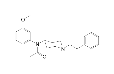 N-(3-Methoxyphenyl)-N-(1-(2-phenylethyl)piperidin-4-yl)acetamide