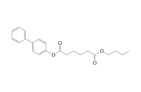 Adipic acid, 4-biphenyl butyl ester