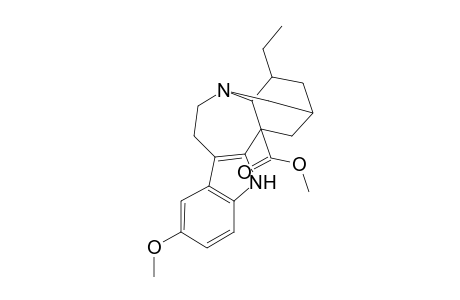 Ibogamine-18-carboxylic acid, 12-methoxy-, methyl ester