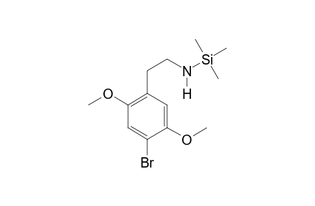 4-Bromo-2,5-dimethoxyphenethylamine TMS