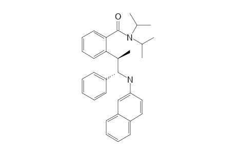 (+-)-N,N-diisopropyl-trans-[o-(2-N-naphthylamino)-2-phenyl-1-methyl]benzamide