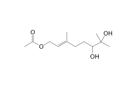 (2E)-1-o-Acetyl-3,7-dimethyl-6,7-dihydroxy-2-octen-1-ol