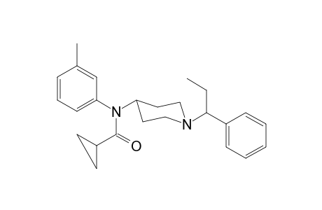 N-3-Methylphenyl-N-[1-(1-phenylpropyl)piperidin-4-yl]-cyclopropanecarboxamide