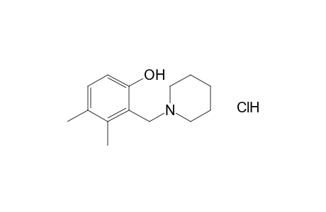 3,4-dimethyl-2-(piperidinomethyl)phenol, hydrochloride