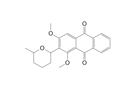 1,3-dimethoxy-2-(6-methyltetrahydro-2H-pyran-2-yl)anthraquinone