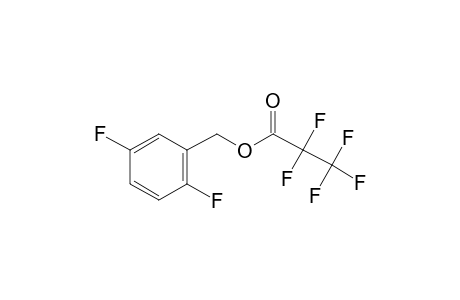 2,5-Difluorobenzyl alcohol, pentafluoropropionate