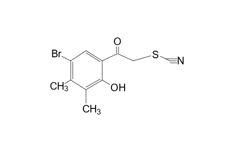 thiocyanic acid, 5-bromo-3,4-dimethyl-2-hydroxyphenacyl ester