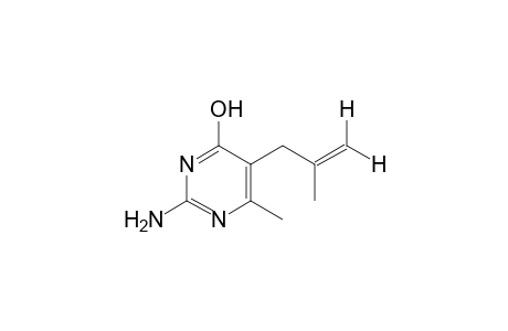 2-amino-6-methyl-5-(2-methylallyl)-4-pyrimidinol