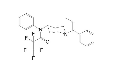 N-Phenyl-N-[1-(1-phenylpropan-1-yl)piperidin-4-yl]pentafluoropropionamide