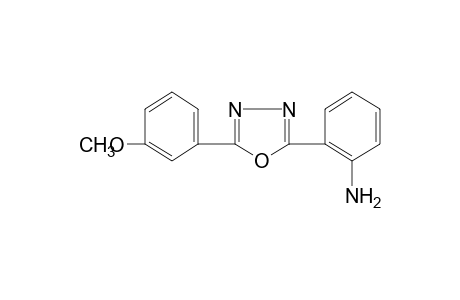 2-(o-aminophenyl)-5-(m-methoxyphenyl)-1,3,4-oxadiazole