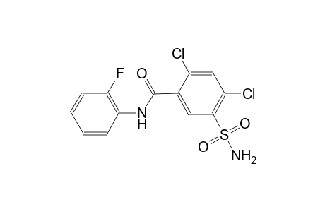 5-(aminosulfonyl)-2,4-dichloro-N-(2-fluorophenyl)benzamide