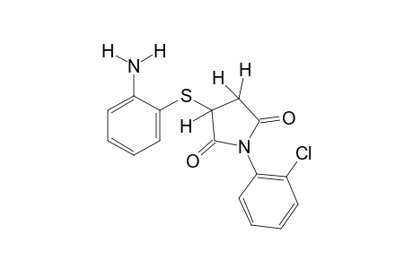 2-[(o-aminophenyl)thio]-N-(o-chlorophenyl)succinimide