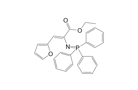 (Z)-3-(2-furanyl)-2-(triphenylphosphoranylideneamino)-2-propenoic acid ethyl ester