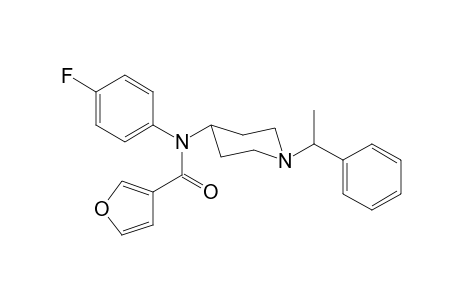 N-4-Fluorophenyl-N-[1-(1-phenylethyl)piperidin-4-yl]furan-3-carboxamide