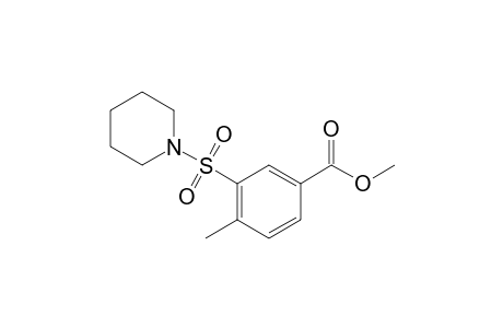 Methyl 4-methyl-3-(1-piperidinylsulfonyl)benzoate
