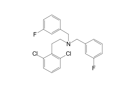 N,N-Bis(3-fluorobenzyl)-2,6-dichlorobenzeneethanamine