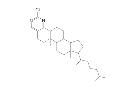 Cholest-3-eno[3,4-d]pyrimidine, 2'-chloro-