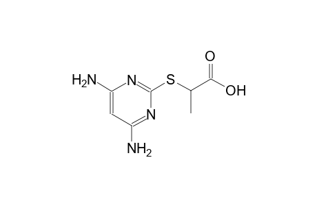 2-[(4,6-diamino-2-pyrimidinyl)sulfanyl]propanoic acid