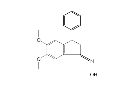 5,6-dimethoxy-3-phenyl-1-indanone, oxime