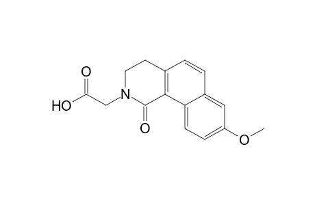 Benz[h]isoquinoline-2(1H)-acetic acid, 3,4-dihydro-8-methoxy-1-oxo-