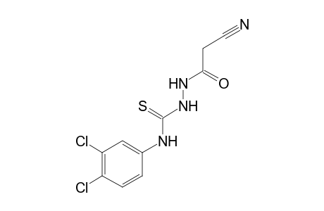 1-(cyanoacetyl)-4-(3,4-dichlorophenyl)-3-thiosemicarbazide
