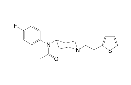 N-(4-Fluorophenyl)-N-(1-[2-(thiophen-2-yl)ethyl]piperidin-4-yl)acetamide