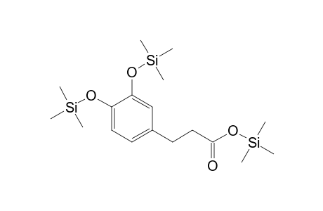 Hydrocinnamic acid, 3,4-bis(trimethylsiloxy)-, trimethylsilyl ester