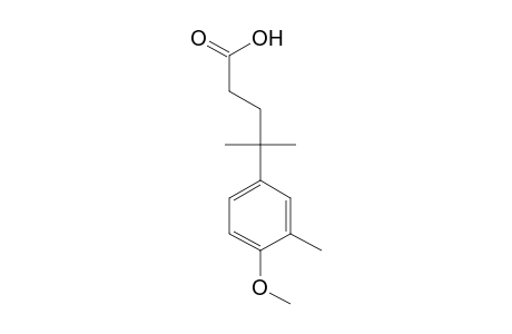 4-(4-methoxy-m-tolyl)-4-methylvaleric acid