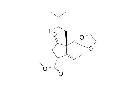 METHYL-(1R,3AR)-5,5-ETHYLENEDIOXY-3A-(3'-METHYLBUT-2'-ENYL)-3-OXO-2,3,3A,4,5,6-HEXAHYDRO-1H-INDENE-1-CARBOXYLATE