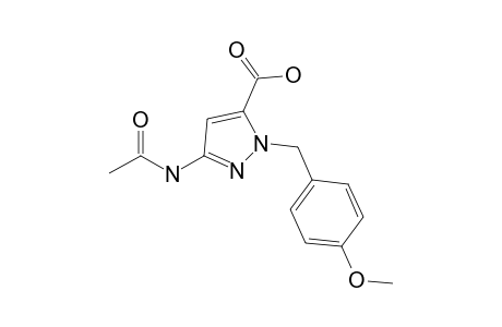 5-Acetylamino-2-(4-methoxybenzyl)-2H-pyrazole-3-carboxylic acid