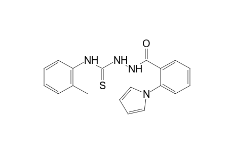 1-[o-(pyrrol-1-yl)benzoyl]-3-thio-4-o-tolylsemicarbazide
