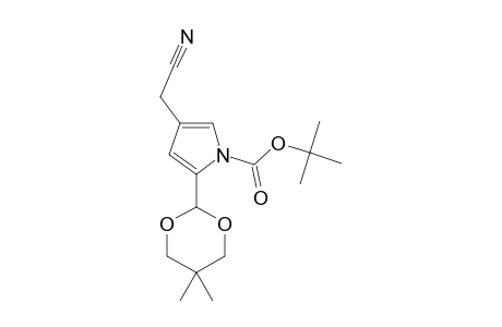 4-Cyanomethyl-2-(5,5-dimethyl[1,3]dioxan-2-yl)pyrrole-1-carboxylic acid, t-butyl ester