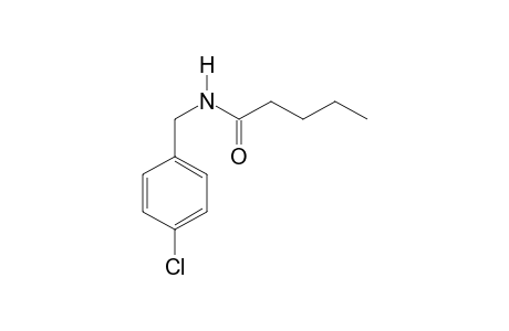 N-(4-chlorobenzyl)pentanamide