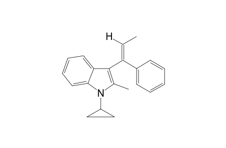 1-Cyclopropyl-2-methyl-3-(1-phenyl-1-propen-1-yl)-1H-indole II