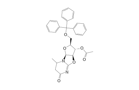 3'-O-ACETYL-5,6-DIHYDRO-6-METHYL-5'-O-TRIPHENYLMETHYL-2,2'-ANHYDRO-1-BETA-D-ARBINOFURANOSYLURACIL