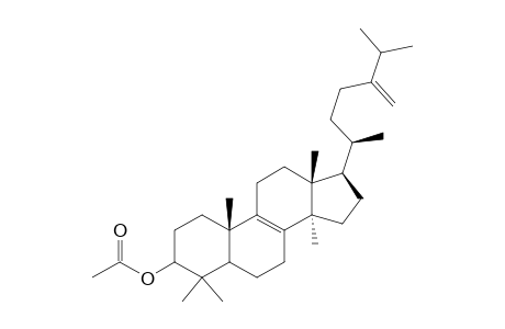 Lanost-8-en-3-ol, 24-methylene-, acetate, (3.beta.)-