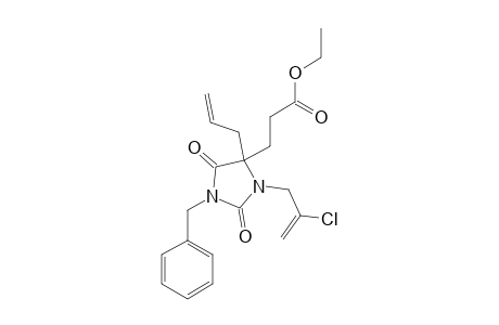 ETHYL-3-[4-ALLYL-1-BENZYL-3-(2-CHLOROPROP-2-ENYL)-2,5-DIOXO-1-PHENYLIMIDAZOLIDIN-4-YL]-PROPANOATE