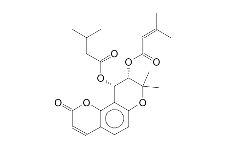 PEUJAPONISIN;3'S-SENECIOYLOXY-4'S-ISOVALERYLOXY-3',4'-DIHYDROSESELIN