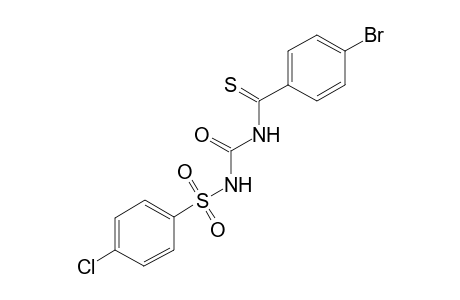 1-(p-bromothiobenzoyl)-3-[(p-chlorophenyl)sulfonyl]urea