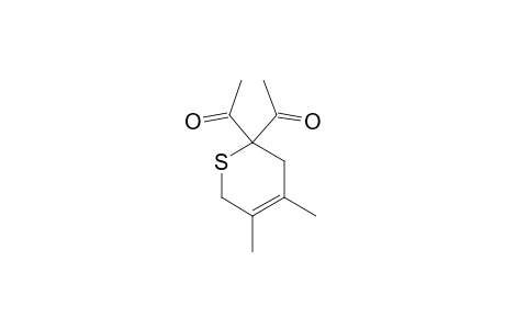 1-(2-acetyl-4,5-dimethyl-3,6-dihydrothiopyran-2-yl)ethanone