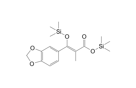 trans-3-(3',4'-(Methylenedioxy)phenyl)-2-methyl-glycidic acid 2TMS