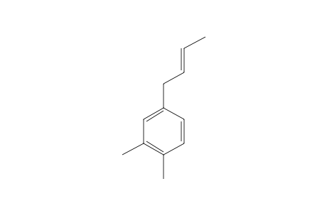 Benzene, 4-(2-butenyl)-1,2-dimethyl-, (E)-