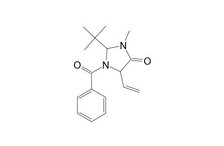 1-Benzoyl-2-tert-butyl-3-methyl-5-vinyl-imidazolidin-4-one