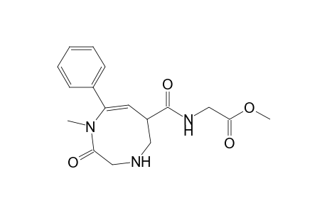 (Z)-N-[(Methoxycarbonyl)methyl]-1-methyl-2-oxo-8-phenyl-1,2,3,4,5,6-hexahydro-1,4-diazocine-6-carboxamide