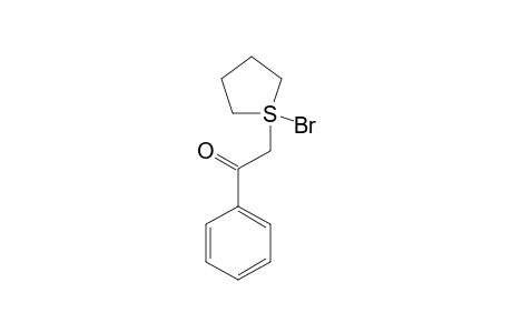 2-(1-Bromotetrahydro-1H-1lambda~4~-thien-1-yl)-1-phenylethanone
