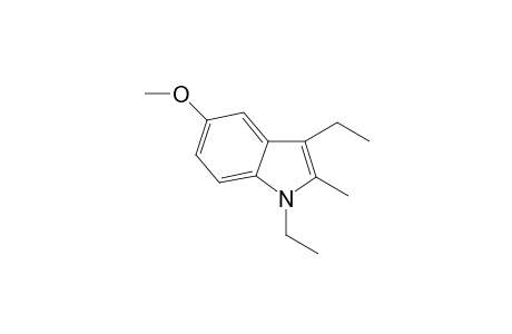 1,3-Diethyl-5-methoxy-2-methylindole