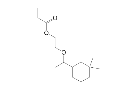 2-(1-(3,3-dimethylcyclohexyl)ethoxy)ethyl propionate