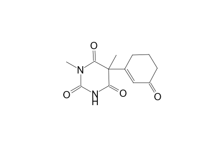 1,5-Dimethyl-5-(3-oxidanylidenecyclohexen-1-yl)-1,3-diazinane-2,4,6-trione